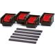 41. KISTENBERG Werkstatt-Container-Set, 16-teilig