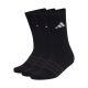 5. adidas Cushioned Sportswear Crew 3P Socken Schwarz KC9626