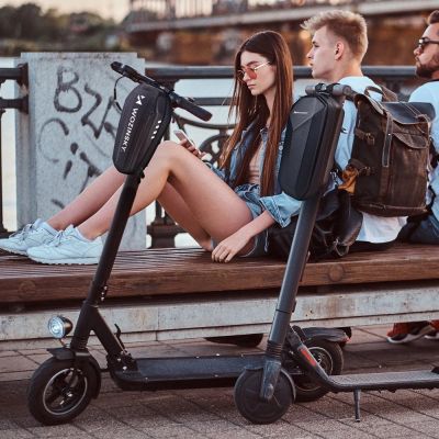 13. Wozinsky Wasserdichte Scooter-Lenkertasche 3L Schwarz (WSB4BK)