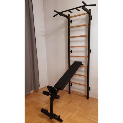 78. Turnleiter-Set mit Handlauf und Bank 723B