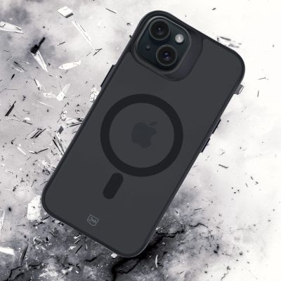21. 3mk Smoke MagCase Hülle mit MagSafe für iPhone 15 Plus – durchscheinend