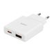 IBOX Universal-Ladegerät C-43 GAN PD30W Slim USB A+C Weiß
