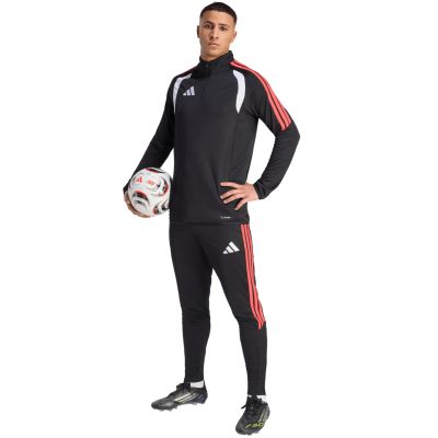 14. adidas Tiro 26 League Trainingshose für Herren, Schwarz und Rot, JY7242