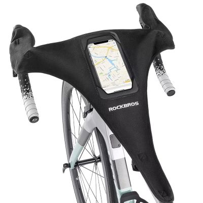 Rockbros D78 Schweißüberzug mit Tasche und Sichtfenster für das Handy – Schwarz