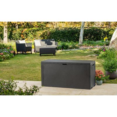2. Graphitfarbener Gartenkasten 277L 249384 KETER