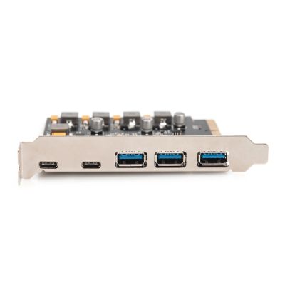 2. Digitus PCIe-Karte mit 2 x USB-C und 3 x USB-A