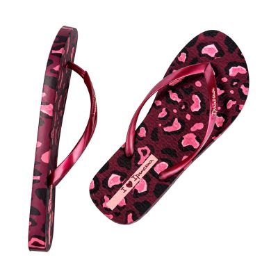 4. Ipanema Damen-Flip-Flops mit Tiermuster, Rosa 83846-BP657
