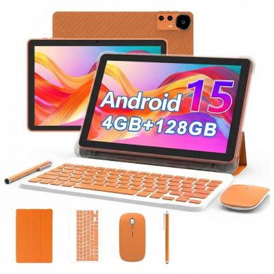 Extralink Tablet CP31 4 GB RAM + 128 GB Orange | Tablet | Android 15, 2 MP + 8 MP, 6000 mAh, 1280 x 800 Pixel, Tastatur, Maus, Stift