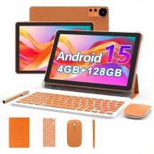Extralink Tablet CP31 4 GB RAM + 128 GB Orange | Tablet | Android 15, 2 MP + 8 MP, 6000 mAh, 1280 x 800 Pixel, Tastatur, Maus, Stift