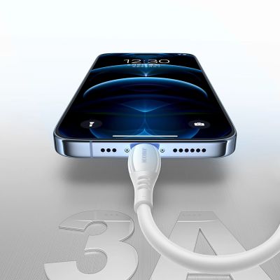 8. Joyroom S-A59 Vibrant Series 3A USB-A - Lightning Kabel 1,2 m - weiß