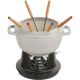 2. Staub Fondue-Set – 20 cm, Weißer Trüffel