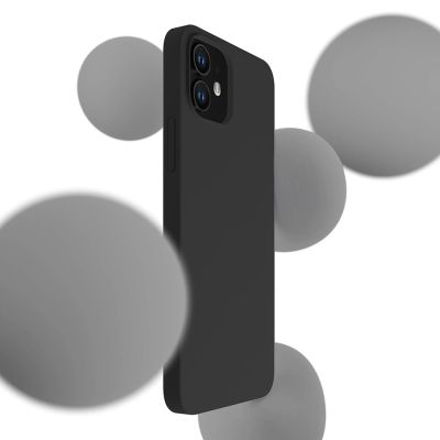 8. 3mk Silikonhülle für iPhone 12 mini – schwarz