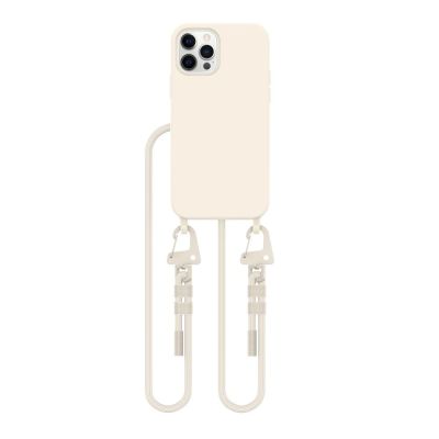 2. Tech-Protect MagNecklace MagSafe-Hülle für iPhone 12 / 12 Pro – Beige
