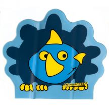 Aqua-Speed Latex ZOO Dino Junior Badekappe in blau