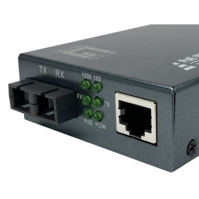6. LevelOne GVT-2013 Netzwerk-Konverter 1000 Mbit/s 850 nm Multifunktional Grau