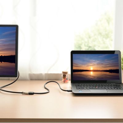 2. Ugreen HD107 10141 HDMI (Stecker) - HDMI (Buchse) 4K-Kabel 1 m – Schwarz