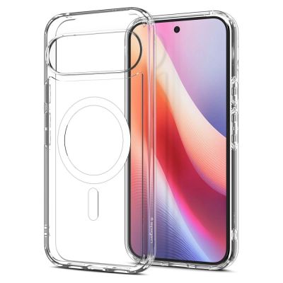 7. Spigen Ultra Hybrid Mag MagSafe Case für Google Pixel 10 / 10 Pro - Klar und Weiß