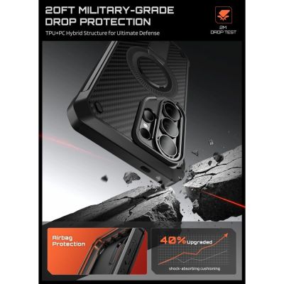 3. Supcase Unicorn Beetle Pro Mag MagSafe 2er-Set Hülle für Samsung Galaxy S26 Ultra - Schwarz