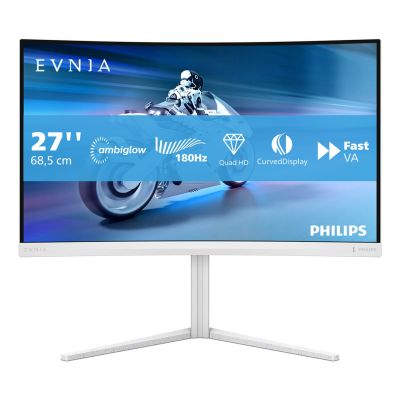 Philips Evnia 5000 27M2C5501/00 Computermonitor 68,6 cm (27 Zoll) 2560 x 1440 Pixel Quad HD LCD Weiß