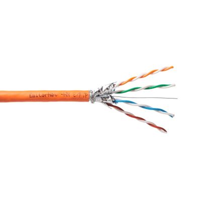 2. Emitter Net SFTP (S/FTP)-Kabel, Kat. 7, 1000 MHz, Aderquerschnitt 4x2x23 AWG, LSZH-FR