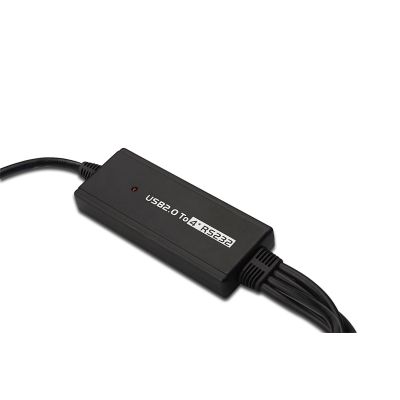 DIGITUS DA-70159 Adapter (USB M - 4x RS-232 M; 1,5 m; schwarz)