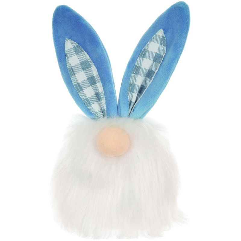 9. HASE 18CM BLAU FRÜHLINGSDEKORATION