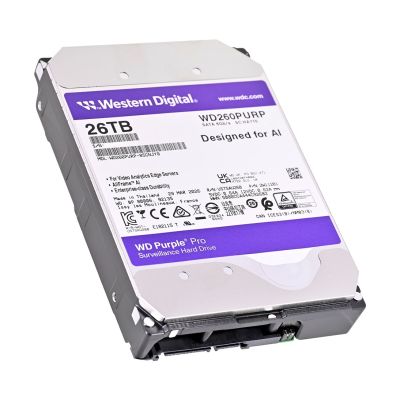 3. WD Purple Pro WD260PURP HDD (26 TB; 3,5"; 512 MB; 7200 U/min)