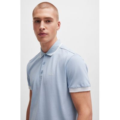 3. BOSS Paddy 1 Hellviolettes Regular Fit Herren Poloshirt (50512995-527)