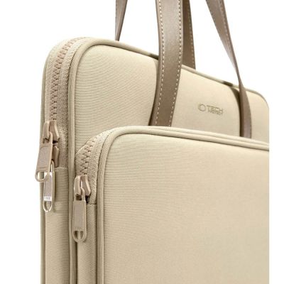 7. Tech-Protect Tragetasche für 13-14" Laptop - Beige