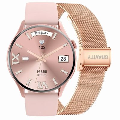 Smartwatch Gravity Roségold Armband + Armband GT11-5
