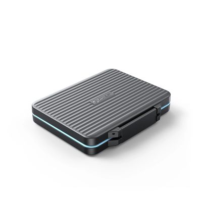 5. Speicherkartenetui Black für 2,5"-SSD, 2,5"-HDD, M.2-SSD, SD-Karte, Micro-SD-Karte, CompactFlash-Karte und Kartenleser