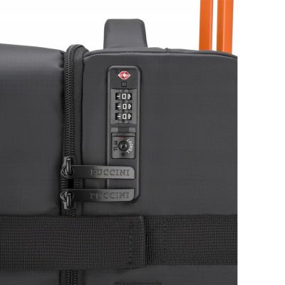 6. Puccini Colorado Medium Soft Reisekoffer Schwarz - EM50249B-1