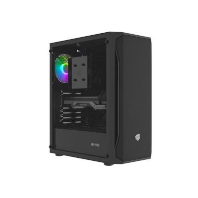 50. FURY COMPUTERGEHÄUSE FURY SHOBO RGB MIDI TOWER MIT FENSTER SCHWARZ