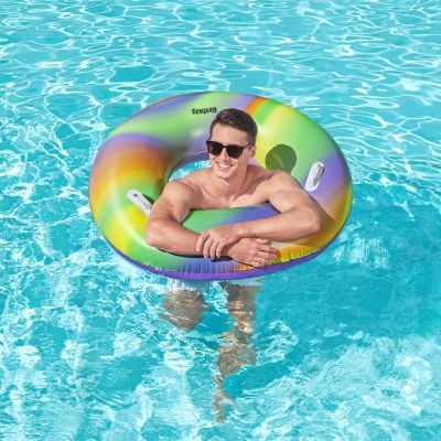 10. Bestway 36352 Regenbogen-Schwimmreifen 92800497011