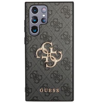 3. Guess GUHCS23L4GMGGR S23 Ultra S918 grau/grau Hardcase 4G Big Metal Logo