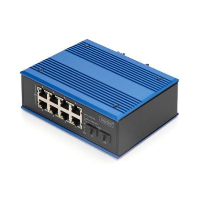 2. Industrieller Ethernet-Switch 8+2 -Port Gigabit PoE-Switch 8 Port GE PoE RJ45, 2 GE SFP-Port