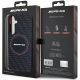 8. AMG Silikon Carbon Pattern MagSafe Hülle für Samsung Galaxy S24 - Schwarz