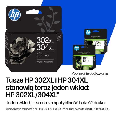 6. HP Schwarze Tinte HP302/304=B7RT7AE