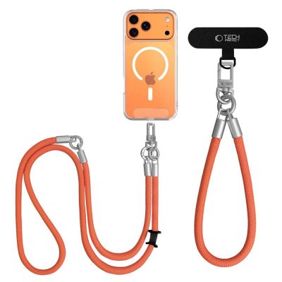 3. Tech-Protect C10S Seil-Handy-Lanyard – Orange