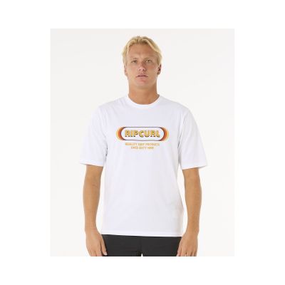 RIP CURL Icons Of Surf UPF S/S Lycra weiß