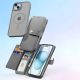 4. Dux Ducis Lawa Lederhülle für iPhone 15 - Grau