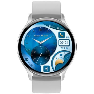 2. RUBICON RNCF11 Damen-Smartwatch Silber/Grau SMARUB242