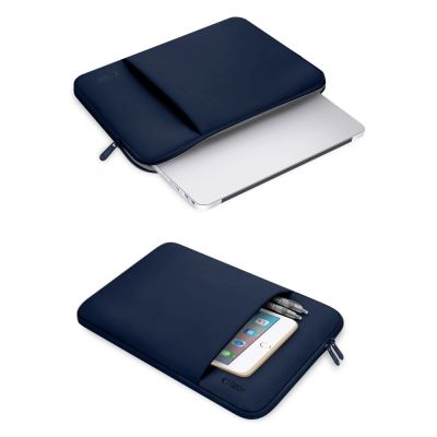 6. Tech-Protect Neopren-Laptoptasche 15-16" - Marineblau