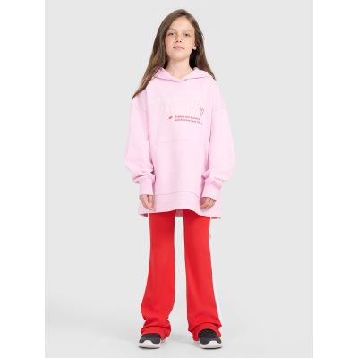3. Oversized-Sweatshirt mit Kapuze, offen, für Mädchen, 4F 4FJRAW25TSWSF2429-56S