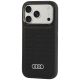 3. Audi GT MagSafe-Hülle aus Kunstleder für iPhone 18 Pro / 17 Pro – Schwarz