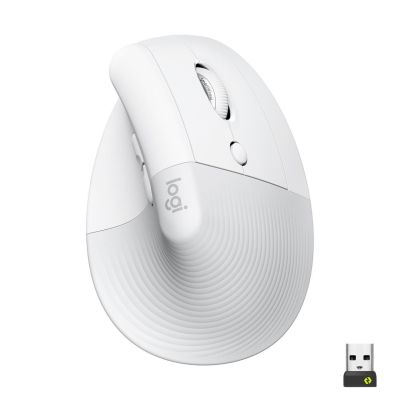 51. Logitech Lift Vertikale Weiße Maus