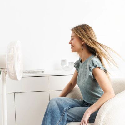 9. Taurus Boreal 12 Go Ø34cm Kabelloser Standventilator