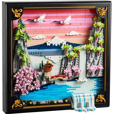 19. LEGO Art 31218 Japanische Landschaft mit Kirschblüten