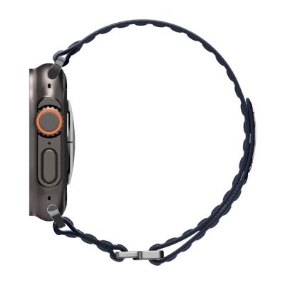 3. Spigen WBF0 Armband für Apple Watch 44 / 45 / 46 / 49 mm - Marineblau
