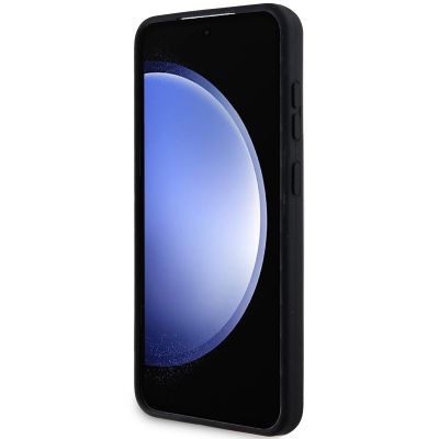 5. BMW M Silikon bedruckter Ring MagSafe Hülle für Samsung Galaxy S24+ - schwarz